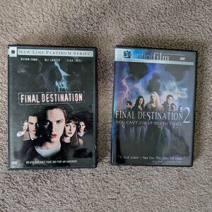 Lot of 2 Final Destination movies DVDs